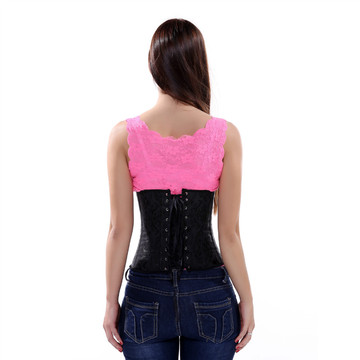 Grebrafan Steel Boned Corsets Waist Training Underbust Plus Size Gothic Bridal Wedding Bustier